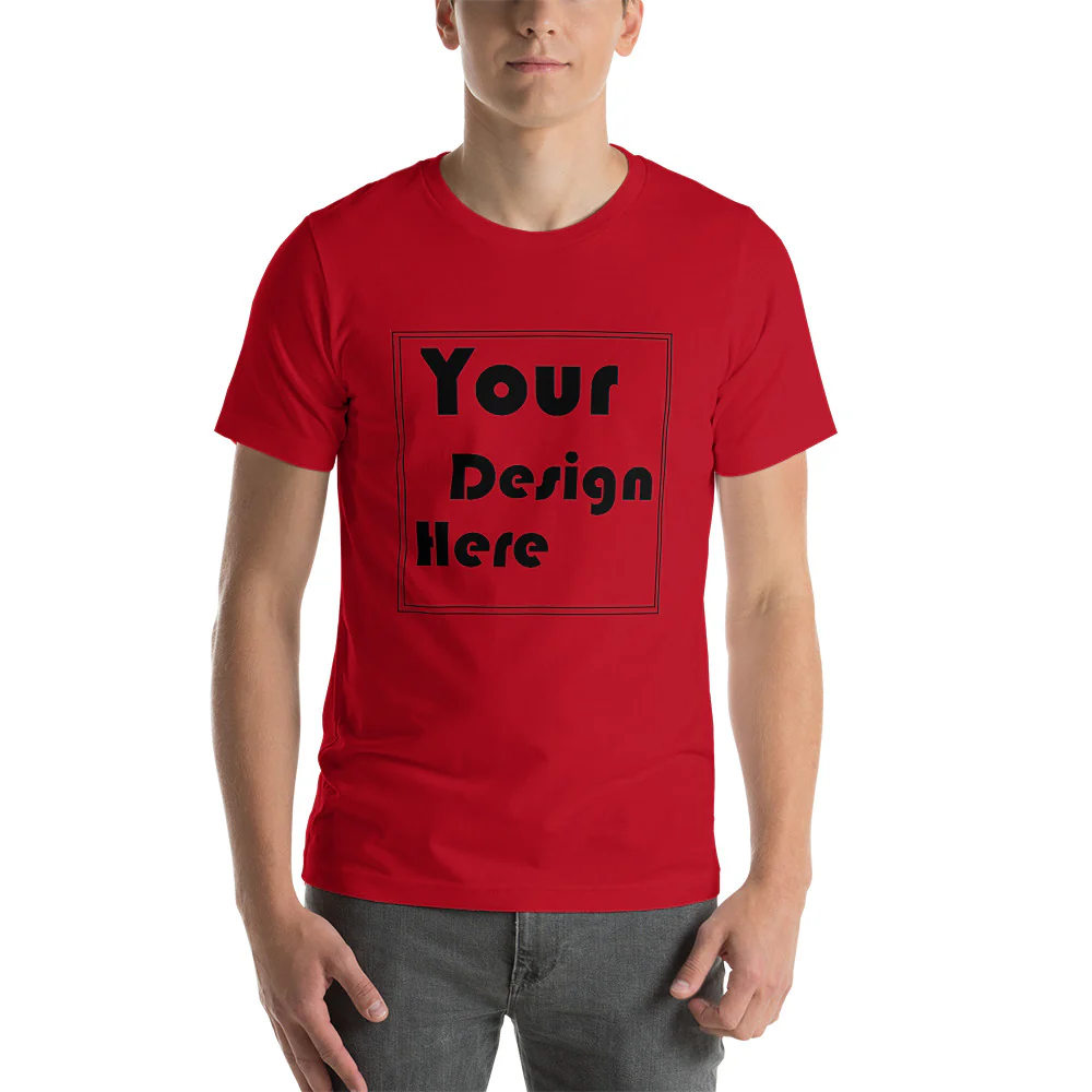 Personalized Front and Back Short-Sleeve Unisex T-Shirt - Image 12