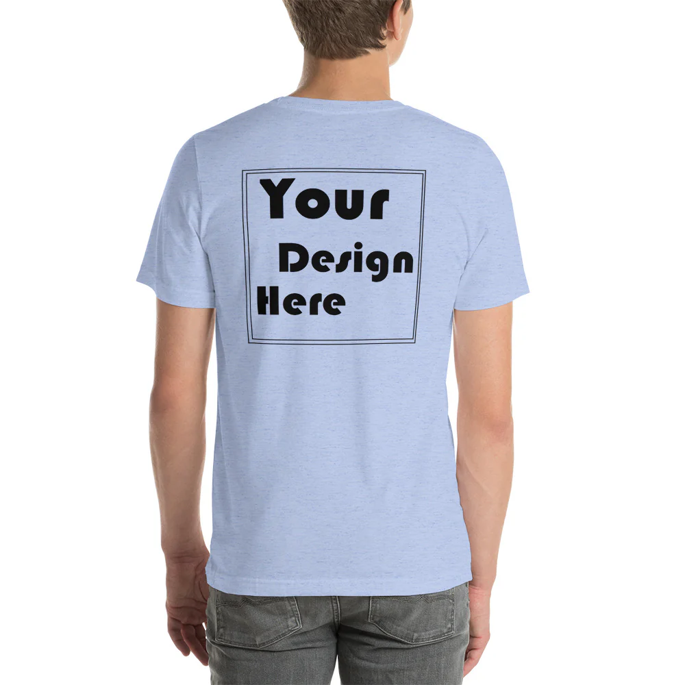 Personalized Front and Back Short-Sleeve Unisex T-Shirt - Image 35