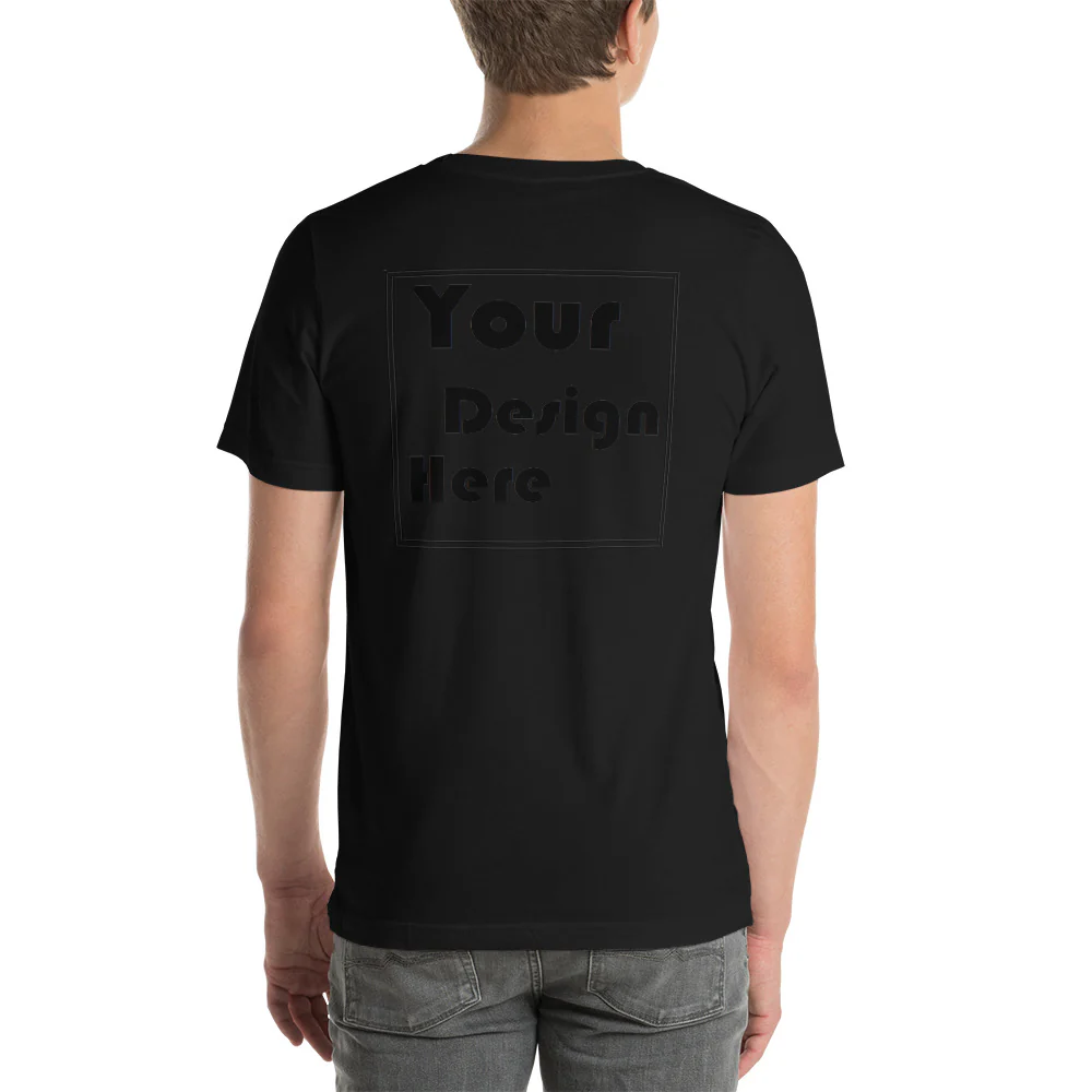 Personalized Front and Back Short-Sleeve Unisex T-Shirt - Image 7
