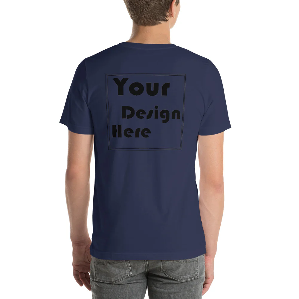 Personalized Front and Back Short-Sleeve Unisex T-Shirt - Image 9